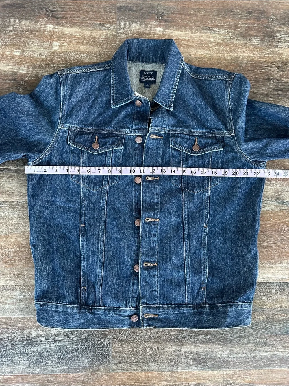 J Crew Denim Trucker Jacket Men’s Sz Medium